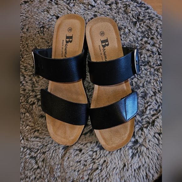 Browns Cassis Wedge Sandal - size 9 - Picture 3 of 8